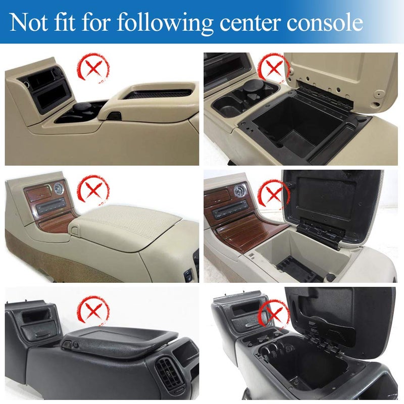 VeCarTech Center Console Lid/Cover Armrest Repair Kit Compatible with 99-07 Chevy Silverado,Tahoe,Suburban,Avalanche,GMC Sierra,Yukon,Escalade-Replaces 19127364,19127365,19127366, Dark Beige - Image 5